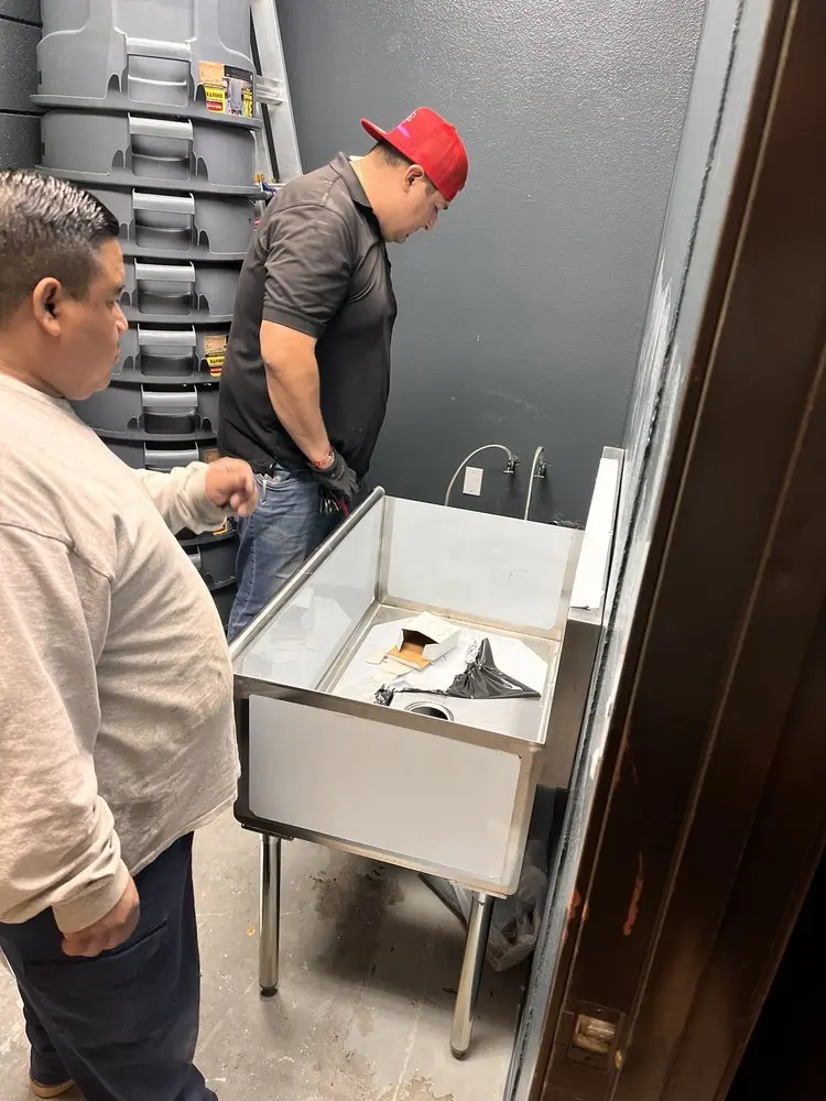Commercial plumbing and sink installation in Cudahy